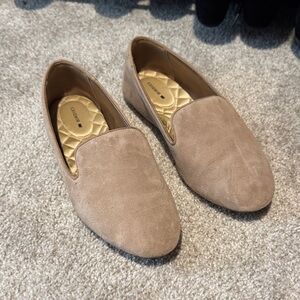 Birdies Tan Suede Loafers